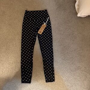 ACTA polka dot leggings XS